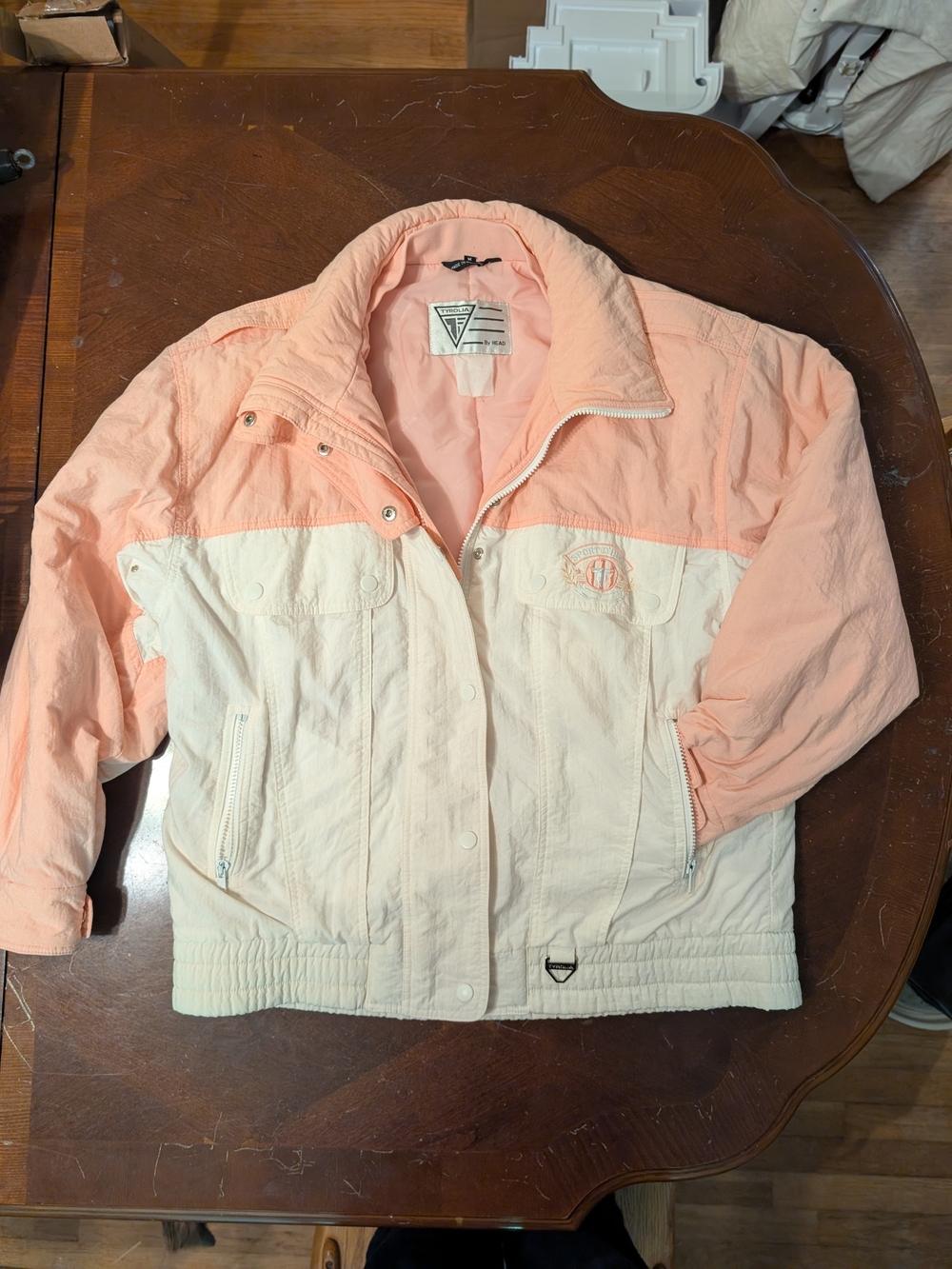 Vintage Tyrolia 90s Colorblock Ski Jacket Women's M Sport D'hiver